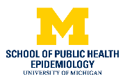 University of Michigan, Epidemiology Logo